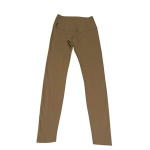Fanka Women's Size Medium Brown High‎ Waisted Body Sculpt 7/8 Leggings
